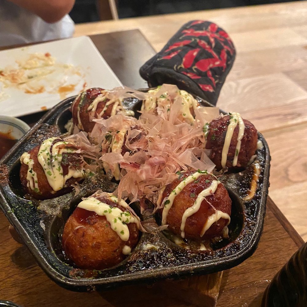 Mr Max - Takoyaki Ball Shaped Octopus Puffs - Sushi Bars Near Me - Irving, Texas