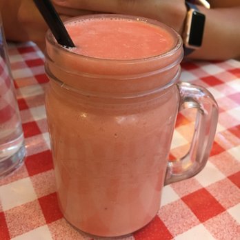 Brothers Cafe - Pineapple Smoothie (with some added strawberry) - Coffee & Tea Near Me - Oxford, OXF Brothers Cafe - Pineapple Smoothie (with some added strawberry) - Coffee & Tea Near Me - Oxford, OXF