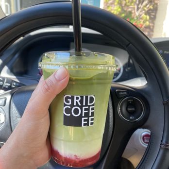 Grid Coffee - Iced strawberry matcha - Coffee & Tea Near Me - Diamond Bar, California Grid Coffee - Iced strawberry matcha - Coffee & Tea Near Me - Diamond Bar, California
