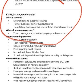 SquareTrade - What's covered?  According to my plan, see above.  When filing a claim, nothing.  A total scam. - Mobile Phone Repair Near Me - Brisbane, California
