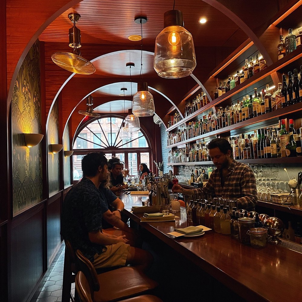 Perch - The view from the end of the bar. - Tapas/Small Plates Near Me - New York, New York Perch - The view from the end of the bar. - Tapas/Small Plates Near Me - New York, New York