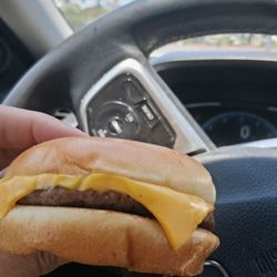 McDonald's - Plain cheeseburger for pup