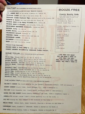 Menu photo 2 The Acoustic Grill Picton, ON Menu photo 2 The Acoustic Grill Picton, ON