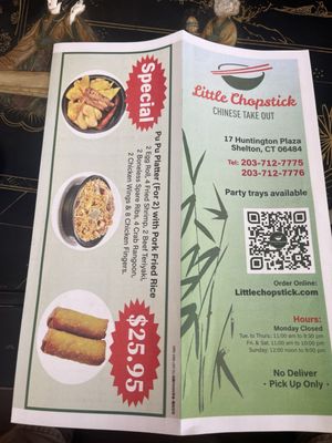 Menu photo 4 Little Chopstick Shelton, CT