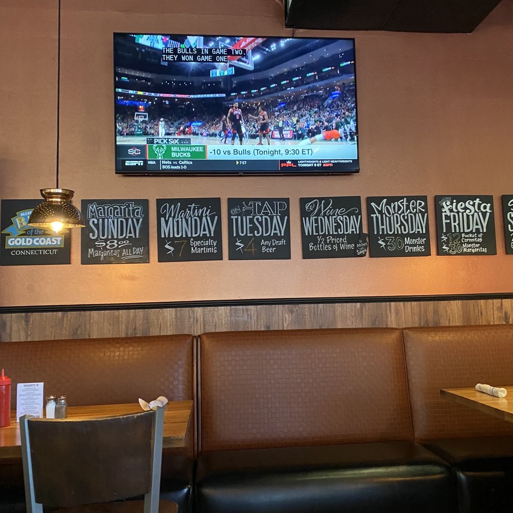 Flipside Burgers & Bar - TV to watch sports and the specials listed by day. - Burgers Near Me - Fairfield, Connecticut Flipside Burgers & Bar - TV to watch sports and the specials listed by day. - Burgers Near Me - Fairfield, Connecticut