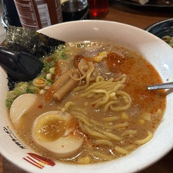 Ten Gu Ramen - Miso ramen I added hot chili oil. - Ramen Near Me - Visalia, California Ten Gu Ramen - Miso ramen I added hot chili oil. - Ramen Near Me - Visalia, California