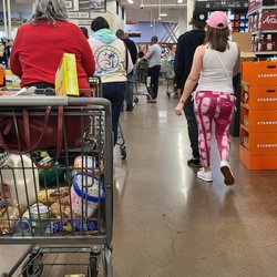 Kroger - Lines are backed up.