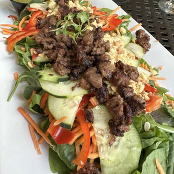 Salmon River Brewery - Thai Beef Basil Salad - Restaurants Near Me - McCall, Idaho