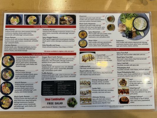 Menu photo 2 Umai Ramen Henderson, NV Menu photo 2 Umai Ramen Henderson, NV