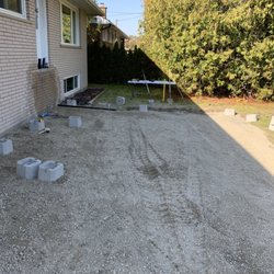 Van Tek Solutions - Replacing outdated steps with stone and deck