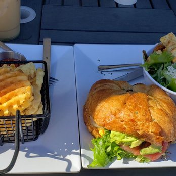 The Nest Cafe - Left: Country Club Panini; Right: California Croissant - Coffee & Tea Near Me - Alpharetta, Georgia The Nest Cafe - Left: Country Club Panini; Right: California Croissant - Coffee & Tea Near Me - Alpharetta, Georgia