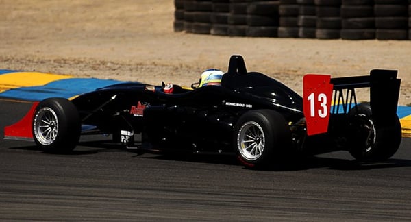 Photo of Simraceway Performance Driving Center - Sonoma, CA, US. On the track at Infineon Raceway with the new Jim Russell Racing Drivers School F3 cars