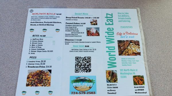 Menu photo 2 Worldwide Eatz Washington, PA Menu photo 2 Worldwide Eatz Washington, PA