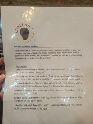 Menu photo 1 Luella's Southern Kitchen Chicago, IL