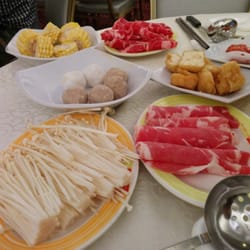 Some of the yummy stuff to hotpot