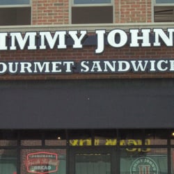 Jimmy John's - Our business sign out front in downtown Milford!