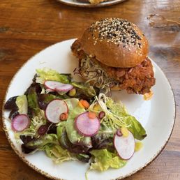 Hot chicken sandwich