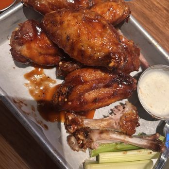 BJ's Restaurant & Brewhouse - Bone-In Wings With Root Beer BBQ Sauce - Breweries Near Me - Grand Rapids, Michigan BJ's Restaurant & Brewhouse - Bone-In Wings With Root Beer BBQ Sauce - Breweries Near Me - Grand Rapids, Michigan