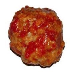 A single meatball unrelated to this story other than for effect.