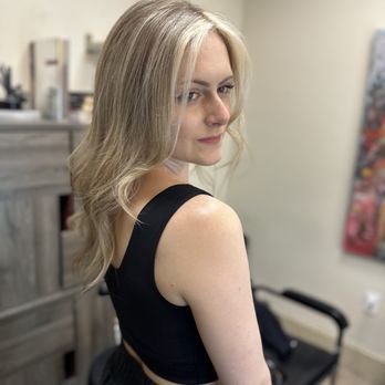 Roya Mazloom Salon - Foliage, mixing of balyage and highlights - Hair Stylists Near Me - Plano, Texas Roya Mazloom Salon - Foliage, mixing of balyage and highlights - Hair Stylists Near Me - Plano, Texas