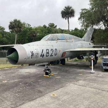 Valiant Air Command - MiG-21 awaiting restoration. - Museums Near Me - Titusville, Florida