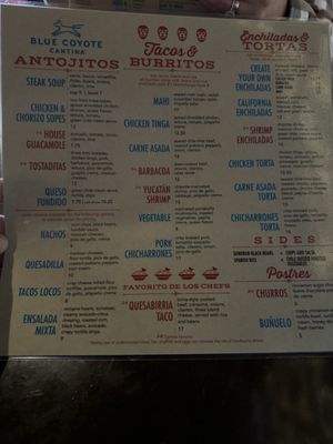 Menu photo 4 Blue Coyote Cantina Scottsdale, AZ Menu photo 4 Blue Coyote Cantina Scottsdale, AZ