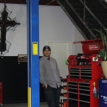 Kingdom Auto Repair Service - Juan, the owner, inside his working area - Auto Repair Near Me - San Antonio, Texas Kingdom Auto Repair Service - Juan, the owner, inside his working area - Auto Repair Near Me - San Antonio, Texas