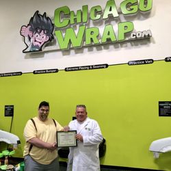 Chicago Wrap - Getting certified by the trainer