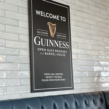 Guinness Open Gate Brewery - Sign - Breweries Near Me - Halethorpe, Maryland Guinness Open Gate Brewery - Sign - Breweries Near Me - Halethorpe, Maryland