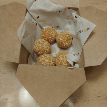 ON + ON Fresh Korean Kitchen - Sesame Rice Doughnut - Asian Fusion Near Me - Culver City, California