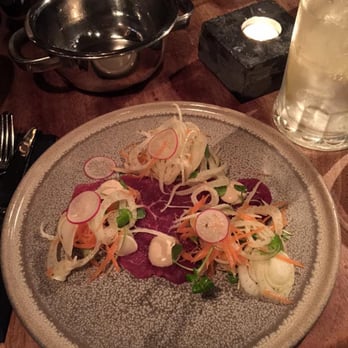 Monteiths - Filet of Beef Carpaccio - AWFUL - Wine Bars Near Me - Edinburgh, EDH