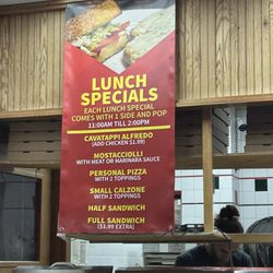 Roma's Pizza - Lunch Menu