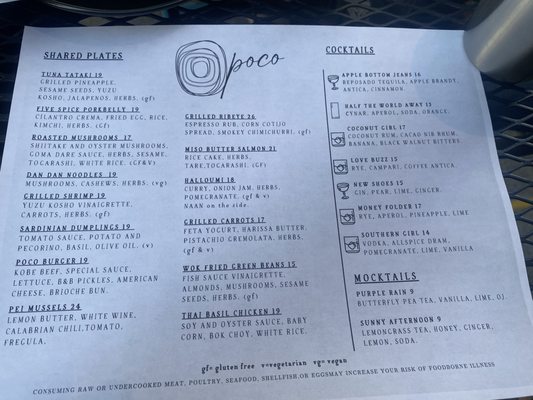 Menu photo 7 Restaurant Poco Burlington, VT Menu photo 7 Restaurant Poco Burlington, VT