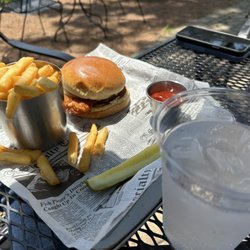 The Gray's Mill Estate - Danny Boys and Baum's Biergarten - Chicken Schnitzel sandwich