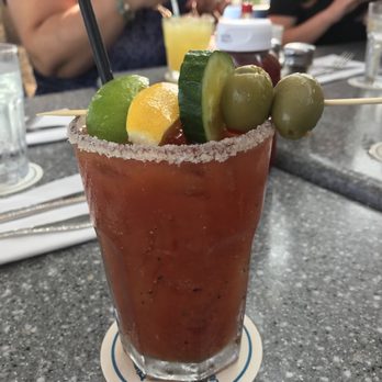 Mala Ocean Tavern - Start off with a Bloody Mary. Spicy....but not too spicy. - Seafood Near Me - Lahaina, Hawaii Mala Ocean Tavern - Start off with a Bloody Mary. Spicy....but not too spicy. - Seafood Near Me - Lahaina, Hawaii