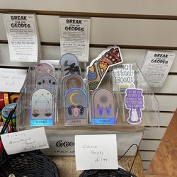 Towne Center Books - Cute zodiac stickets and crystal stones!