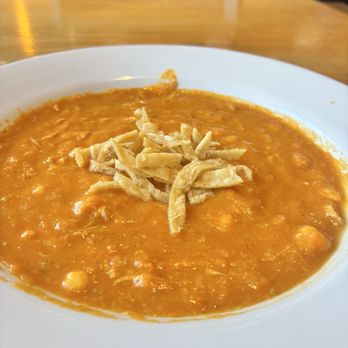 Papa Del's Pizza - Close up of Tortilla soup - Pizza Near Me - Champaign, Illinois Papa Del's Pizza - Close up of Tortilla soup - Pizza Near Me - Champaign, Illinois