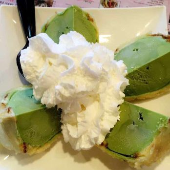 Roll Roll - Green Tea Tempura Ice Cream we asked for no chocolate and no strawberries - Japanese Near Me - Los Angeles, California