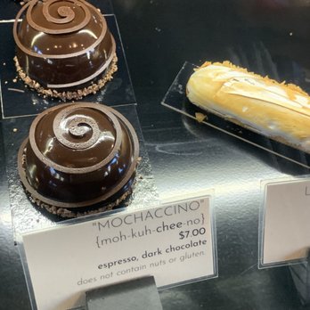 Leviathan Bakehouse - Mochachinno and lemon meringue eclair - Bakeries Near Me - Indianapolis, Indiana