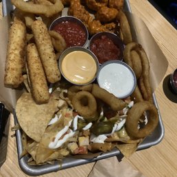 Sample platter.