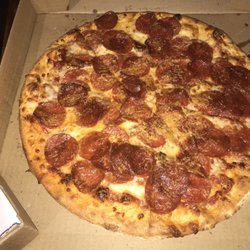 Domino's Pizza - Brooklyn style pepperoni.