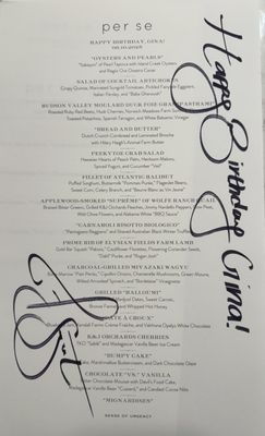 Menu photo 3 Per Se New York, NY