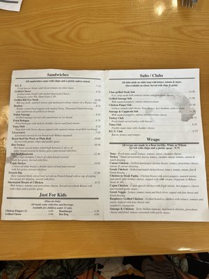 Menu photo 4 Potts Deli & Grille Cheektowaga, NY