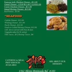 The Flavor Grille - Menu pg 2