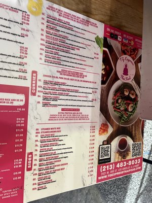 Menu photo 2 TG Thai Food Lincoln Heights, CA Menu photo 2 TG Thai Food Lincoln Heights, CA