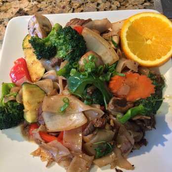 Thai Garden - Spicy basil noodles with beef - Thai Near Me - Foothill Ranch, California Thai Garden - Spicy basil noodles with beef - Thai Near Me - Foothill Ranch, California