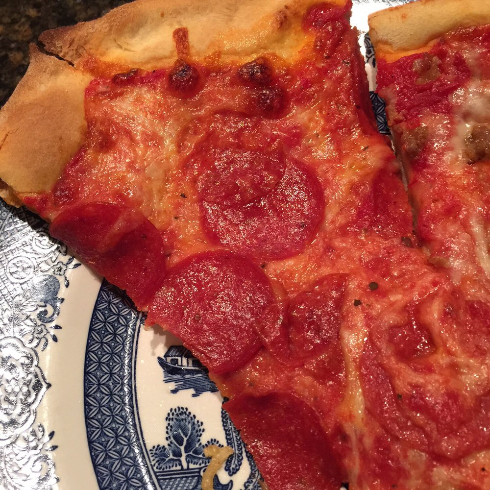Brothers Pizza - Pepperoni - also delivered cold. Also, look at that crust :( - Pizza Near Me - Princeton Junction, New Jersey Brothers Pizza - Pepperoni - also delivered cold. Also, look at that crust :( - Pizza Near Me - Princeton Junction, New Jersey