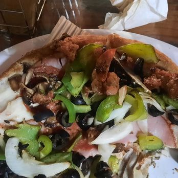 Gino's Pizza Buellton - Half Gini's special. No skimping on the toppings here! - Pizza Near Me - Buellton, California Gino's Pizza Buellton - Half Gini's special. No skimping on the toppings here! - Pizza Near Me - Buellton, California