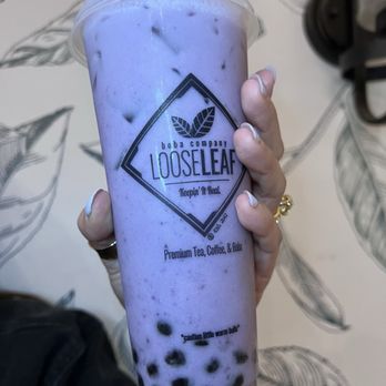 Loose Leaf Boba Company - Ube coconut latte - Bubble Tea Near Me - Long Beach, California Loose Leaf Boba Company - Ube coconut latte - Bubble Tea Near Me - Long Beach, California