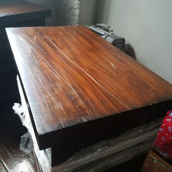 Helping Hands Philly - Gouged nightstand - Movers Near Me - Philadelphia, Pennsylvania